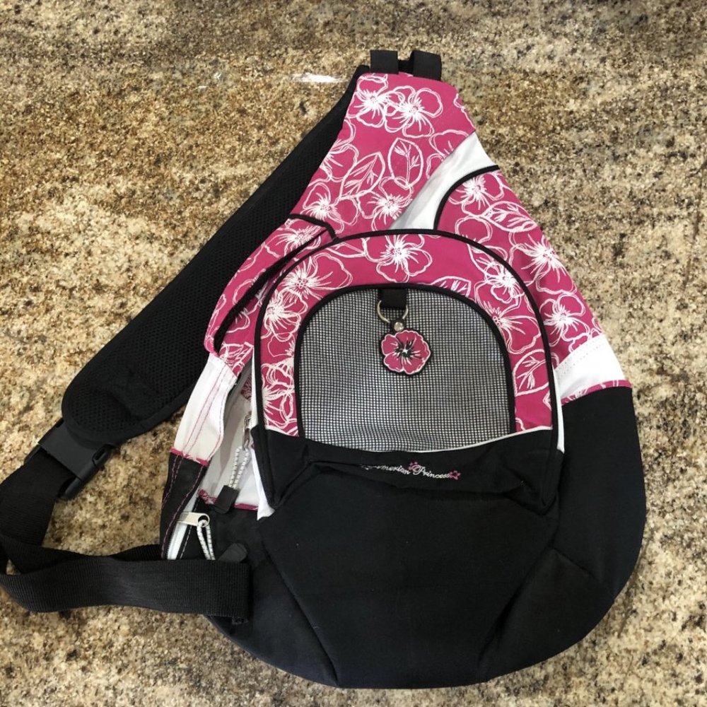 Pink Floral/Hawaiian-Sling/Crossbody/Backpack-New